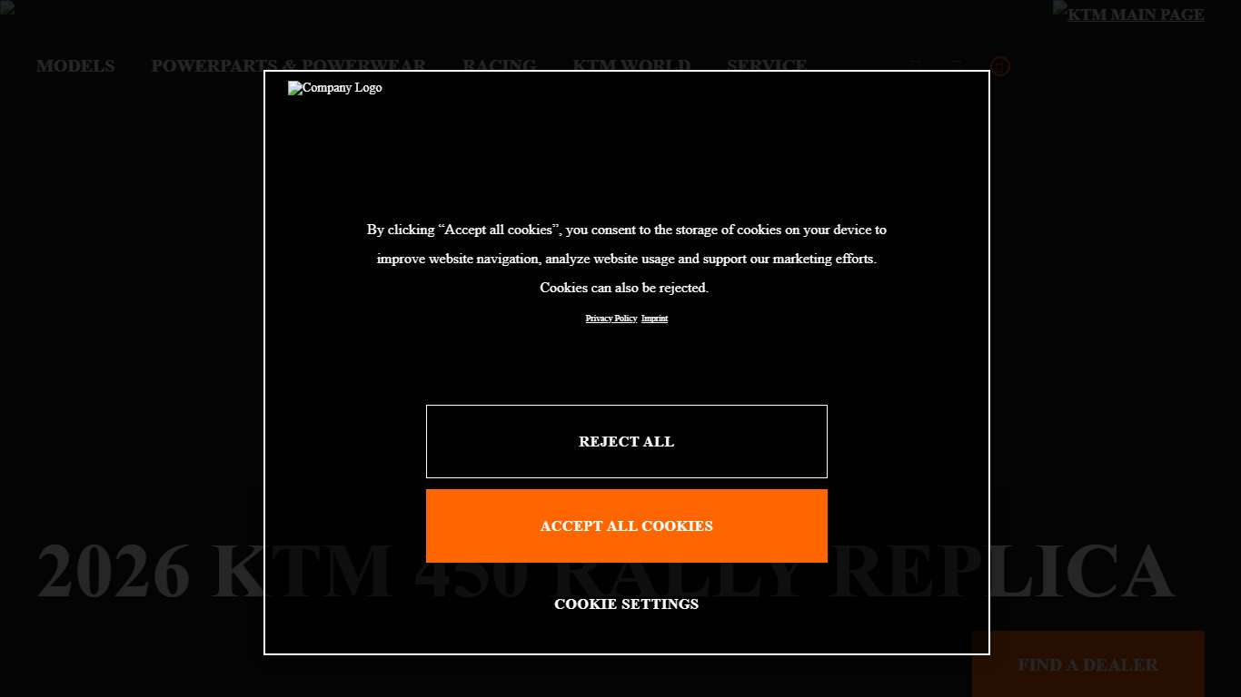 2026 KTM 450 RALLY REPLICA - DOMINATE THE DUNES KTM